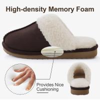 Zapatillas mullidas de invierno para mujer, zapatos peludos y peludos para el hogar, Zapatillas de casa de piel sintética, Zapatillas de felpa para interior, cómodas y cálidas, zapatillas planas silenciosas - details 19