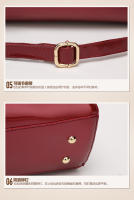Bolso de mujer 2025 nueva moda de charol rojo brillante bolso de boda nupcial bolso de mensajero de hombro para mujer - details 26