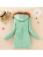 2024 New Autumn Winter Women Cotton Jacket Padded Casual Slim Coat Emboridery Hooded Wadded Warm Overcoat - details 37