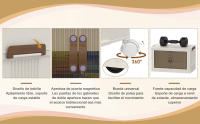 Rcynview Caja de Almacenamiento Plegable de Plástico  Chest de Almacenamiento con Ruedas para Niños - details 8