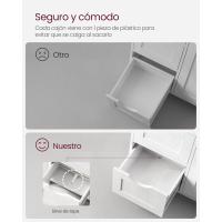 Gabinete de Almacenamiento con 4 Cajones y 1 Armario de Taquilla, Puerta Simple, Estante Ajustable, - details 4