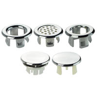 Tapa de drenaje de desbordamiento redondo, accesorio de repuesto para lavabo hueco, anillo de desbordamiento para cocina y baño - details 4
