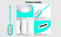 Dispositivo de ayuda para dormir portátil, instrumento para mantener la microcorriente, alivio de la presión y la ansiedad, mejora el sueño profundo - details 4