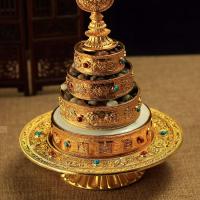 Artefactos tántricos tibetanos Aleación de cobre puro Xiu Zha Da Pan Man Cha Luo Pequeño - details 2
