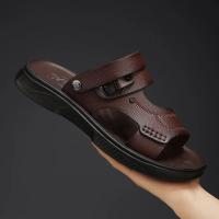 Nuevas sandalias 2025 de los hombres de verano de los hombres de la plataforma exterior desgaste playa antideslizante sandalias de doble propósito papá zapatillas resistentes al desgaste - details 5