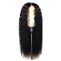 Pelucas de Cabello Humano Africano Estilo Frontal de Encaje Ondulado Transpirable para Uso en Escenario y Película - details 0