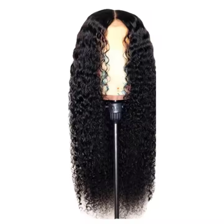 Pelucas de Cabello Humano Africano Estilo Frontal de Encaje Ondulado Transpirable para Uso en Escenario y Película - 1