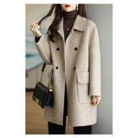 Abrigo de lana de otoño e invierno para mujer - details 1
