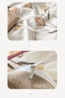 Juego de Ropa de Cama King Size de Alta Calidad con Estampado Floral en Poliéster 100% Tapete de Cama Suave y Transpirable con Funda de Edredón y Sábanas - details 13