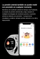 2024 Reloj Inteligente Hombres Mujeres, Smartwatch con Llamada Bbluetooth, Pantalla AMOLED de 1,43