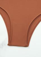 Traje de Baño de Una Pieza Blanco Ajuste de Cuerpo, Dacron, Estilo de Verano/Primavera 24, No Retirable - details 29