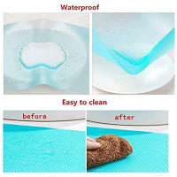 Alfombrillas de Nevera Impermeables 3pcs Antideslizantes Lavables Para Nevera, Cajones, Mesas de Comedor - details 8
