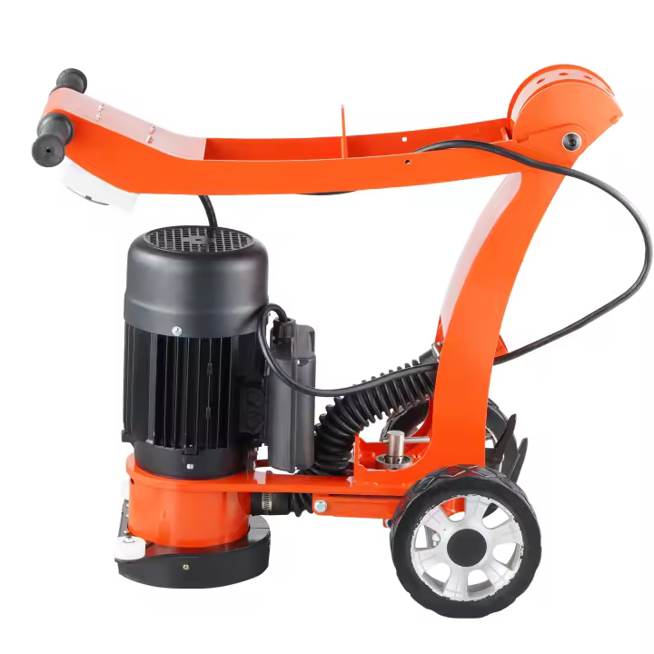 SucceBuy Amoladora de piso de hormigón de 7" - 2.0HP, 1500W, 1400RPM, motor sin escobillas para pulido profesional de superficies de granito, mármol y piedras - 1