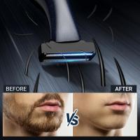 Recortadora de pelo corporal para hombres, juego de Afeitadora eléctrica 4 en 1, recortadora de barba multifuncional, regalo de vacaciones para él - details 1