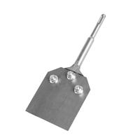 Raspador de suelo duradero de 4 pulgadas, raspador de pared de eliminación de acero de aleación, vástago redondo, piezas de martillos rotativos plateados, azulejos - details 2