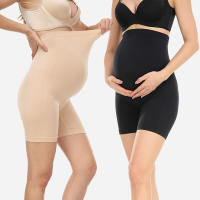 Pack De 3 Short De Seguridad Para Mujer Embarazada Bragas De Apoyo Abdominal Cintura Alta Sin Costuras Anti Rozaduras Material Algodón Y Spandex - details 1