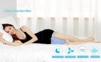 Almohada de Rodilla de Espuma de Memoria Ideal para Alignamiento de la Espina Dorsal y Alivio del Dolor de Cadera y Espalda Almohada de Dormir a Lado con Correa Elástica - details 0