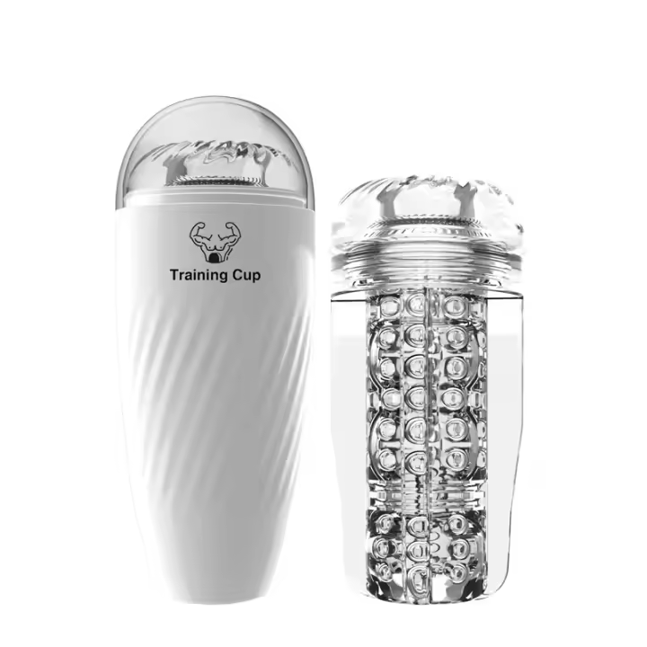 Masturbador masculino, masaje de succión de pene, ejercicio, juguete sexual masculino Visual transparente, Masterbator para hombres, Vag endeus Pussey - 1