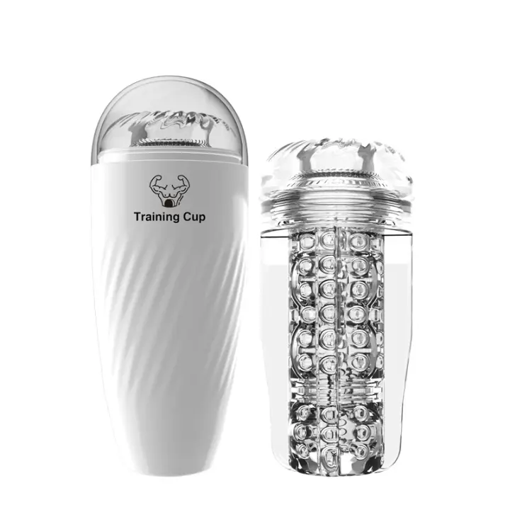 Masturbador masculino, masaje de succión de pene, ejercicio, juguete sexual masculino Visual transparente, Masterbator para hombres, Vag endeus Pussey - 1