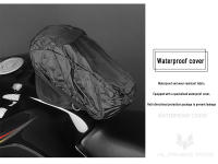 Nuevas bolsas magnéticas fuertes para tanque de motocicleta, bolsa de tanque de aceite para navegación de teléfono móvil, bolso de hombro con correas fijas - details 13