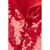 BUNO-Falda MIDI larga retro ajustada con abertura, estilo sencillo y adorno de cuentas en la cintura alta para mujer - details 11