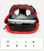 Mochila Viking Nártior Azul y Naranja para Senderismo - Correa Ajustable, Diseño de Múltiples Bolsillos, Plegable y Portátil, Ideal para Acampar y Excursiones de Día, Equipo de Acampada |   Mochila con Correa Ajustable |   Cremalleras Duraderas - details 6