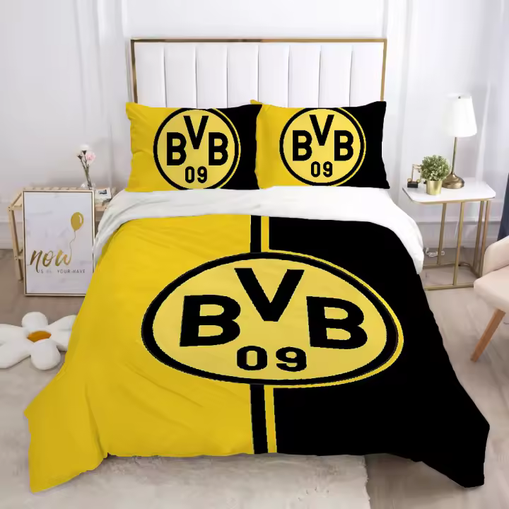 Juego de Ropa de Cama de Doble Acolchado Funda de Oso, Colchón, Funda de Almohada - 1