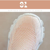 Zapatos antideslizantes transpirables para niños y niñas de punto ligero de malla para niños - details 1