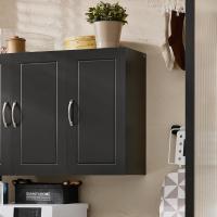 Armario Auxiliar Multiusos de Pared Mueble Baño Colgar Armario Suspendido con 2 Puertas Blanco 60 x 30 x 60 cm - details 44