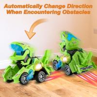 Transformador de Coche con Luces y Música, Dinosaurio, Juguetes Infantiles, Regalos - details 13