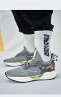 Zapatos para caminar antideslizantes a la moda para hombre, profesionales, de alta calidad, con logotipo, calzado deportivo informal acolchado para correr - details 11