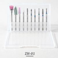 Fresas de diamante de calidad para manicura, máquina eléctrica para limpiar cutículas de los pies, herramienta de pulido de uñas, 10 piezas - details 1
