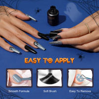 ROSALIND juego de esmaltes de uñas de Gel para Halloween y Navidad, lámpara UV/LED, varios colores, otoño e invierno, para tu fiesta de uñas loca - details 9