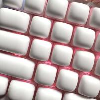 Teclas MOG 91, teclas PBT blancas para teclado nical de sublimación de tinte bonito 6.25U - details 0