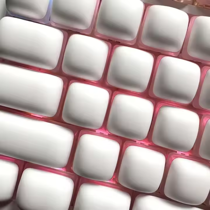 Teclas MOG 91, teclas PBT blancas para teclado nical de sublimación de tinte bonito 6.25U (teclado no incluido) - 1