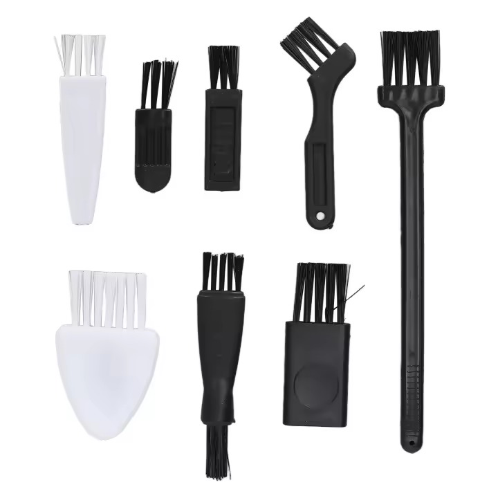 Afeitadora eléctrica de 8 piezas, cepillo de limpieza, limpiador de maquinilla de afeitar, Juego de cepillos para electrodomésticos, Accesorios para ordenador - 1