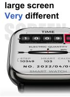 Reloj inteligente AMOLED 2024 para mujer y niña, pantalla completamente táctil, notificaciones de WhatsApp, Bluetooth, llamada, regalos exquisitos, 390x450 - details 3