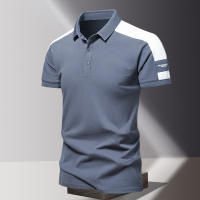 Polos de Verano de Algodón 100% Camiseta de Cuello Elegante para Hombres Manga Corta Alta Calidad - details 5
