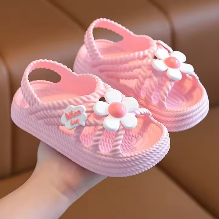 Zapatillas de verano antideslizantes para niños y niñas, sandalias de suela suave para bebé - 1