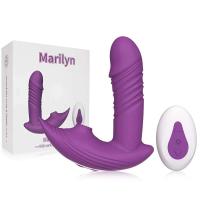 Vibrador de succión de clítoris 2 en 1 con 10 modos, Juguetes sexuales para mujeres, consolador telescópico de 3 velocidades, estimulación del punto G vaginal, producto para adultos - details 11