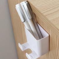 Caja de almacenamiento montada en la pared, organizador de Control remoto, soporte para enchufe de teléfono móvil, contenedor de carga colgante - details 3