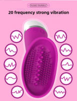 Dispositivo de masturbación femenina, masturbador para lamer la lengua, varita multivibración, Juguetes sexuales estimulantes GS - details 1