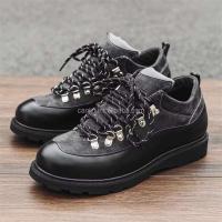 Nuevos botines negros de alta calidad para hombre, zapatos de moda de cuero genuino, cordones lujosos, calidad Wenzhou - details 0