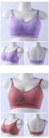 3 Pcs Pack Sujetador De Maternidad Transpirable Para Empequeñecimiento Y Dormir Sin Aros Ni Costuras Ni Ralladuras Ni Químicos Ni Alérgenos Ajuste De Correa Trasera Natural Para Mujer - details 18
