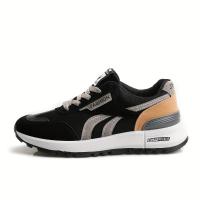 Women's Colorblock Casual Sneakers, Slip On Round Toe Low-top Wear-resistant Non-slip Shoes, Versatile Outdoor Shoes - details 3