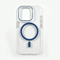 Para Magsafe funda de teléfono transparente para iPhone 16 15 14 13 Pro Max Plus 16e transparente magnético inalámbrico antiarañazos cubierta de PC - details 15