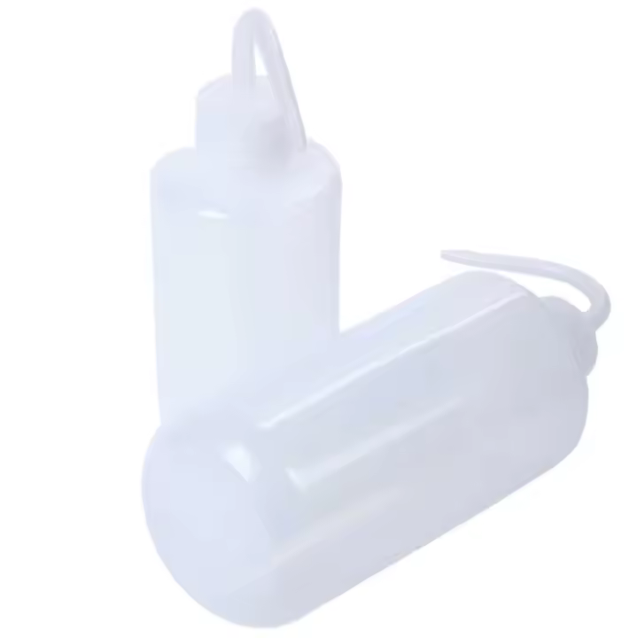 Paquete de 2 botellas de riego para suculentas, botes de plástico de boca curva, botella exprimible, 250ML y 500ML - 1