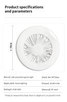 Lámpara LED de ventilador de techo con Control remoto, 85-265V, para sala de estar, dormitorio, ruido inferior, Base E27, silenciosa, 2 en 1 - details 14