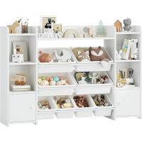 Estantería Montessori para Juguetes y Libros Organizador de Juguetes Blanco para Niños - details 0