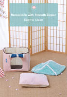 HOOPET-casa acogedora de invierno para mascotas, perrera suave, cueva para dormir para gato, perro, cachorro, tiendas de campaña cálidas, nido de cama extraíble para Chihuahua - details 11